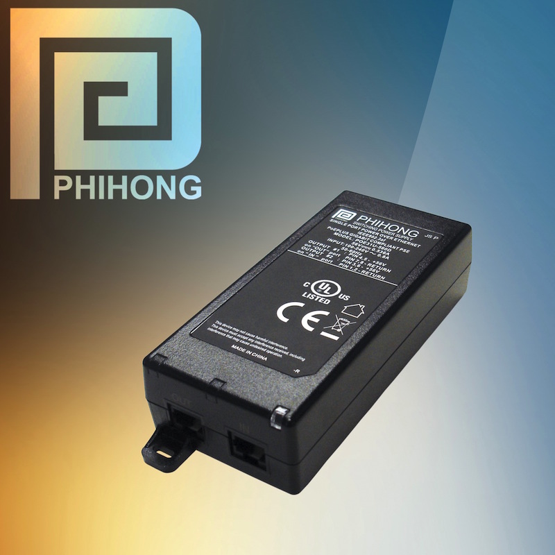 Phihong unveils a family of 30W, single-port PoE midspans